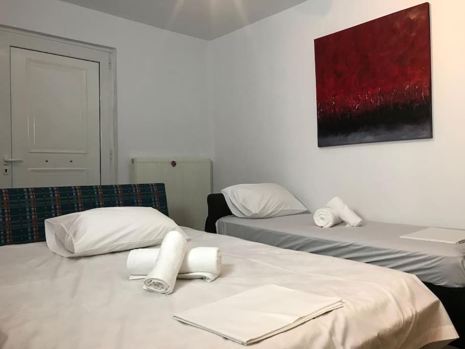 5 Min From Papageorgiou Free Indoor Parking Lejlighed Thessaloníki Eksteriør billede